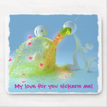 sick love Mousepad