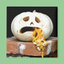 Sick Pumpkin Magnet - "Barfy"
