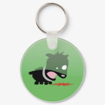 Sick Puppy Keychain