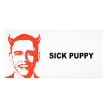 Sick Puppy Photo Card Template