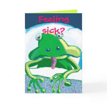 sick sad frog, Feeling sick? cards by Annaart sick sad frog, Feeling sick? cards