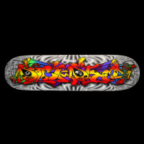 SICK STICK 01 ~ Graffiti Art Pro Skateboard Deck skateboards