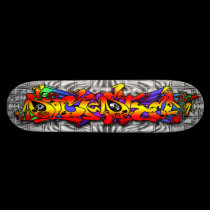 SICK STICK 03 ~ Graffiti Art Pro Skateboard Deck skateboards