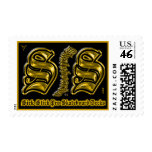 Sick Stick Postage Stamp ~ Gold  (Medium)