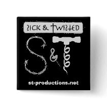 Sick & Twisted Button by luccidono Sick & Twisted Button