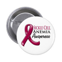 Sickle Cell Anemia Awareness Ribbon Pin