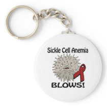 Sickle Cell Anemia Blows Awareness Design Key Chains