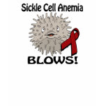 Sickle Cell Anemia Blows Awareness Design t-shirts