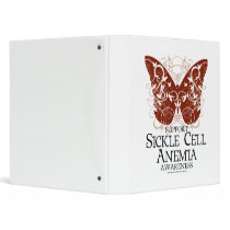 Sickle Cell Anemia Butterfly Vinyl Binders