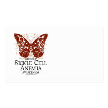 Sickle Cell Anemia Butterfly Business Card Template