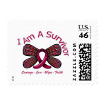 Sickle Cell Anemia Butterfly I Am A Survivor Postage