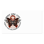 Sickle Cell Anemia Butterfly Tribal Business Card Templates