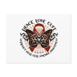 Sickle Cell Anemia Butterfly Tribal postcards
