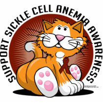 Sickle Cell Anemia Cat Photo Cutout