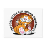 Sickle Cell Anemia Cat postcards