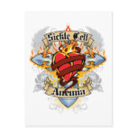 Sickle Cell Anemia Cross & Heart postcards