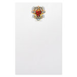 Sickle Cell Anemia Cross & Heart stationery
