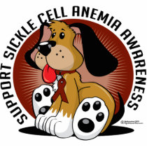 Sickle Cell Anemia Dog Acrylic Cut Outs
