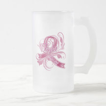 Sickle Cell Anemia Fight Like a Girl Flourish Coffee Mug
