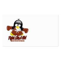 Sickle Cell Anemia Fighting Penguin Business Cards