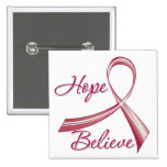 Sickle Cell Anemia - Hope Believe Pinback Buttons