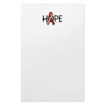 Sickle Cell Anemia Hope Personalized Stationery