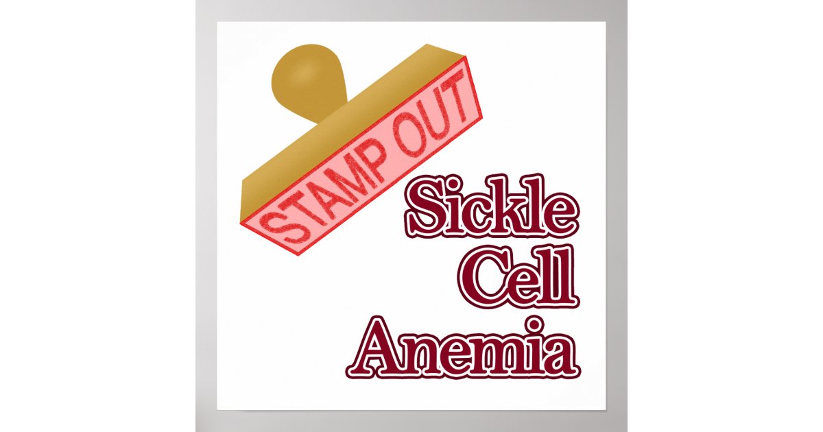 Sickle Cell Anemia Poster Zazzle 5579