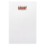 Sickle Cell Anemia THINK Burgundy stationery
