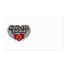 Sickle Cell Anemia Wings Business Card Template