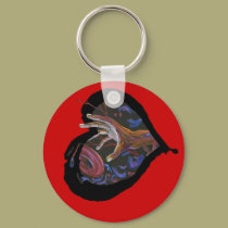 Sickle Cell Awareness Heart - Hope keychains