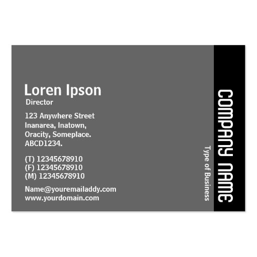 Side Band - Three Cormorants Business Card Templates (back side)