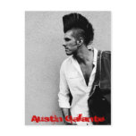 side coat hawk 4x6, Austin Galante Postcard