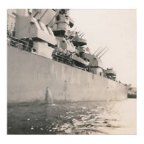 Side of military ship poster posters