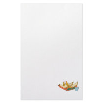 side of potato wedges customized stationery