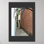 Side Street and Stairs - Old Quebec posters