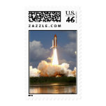 Side View of Shuttle Launch postage