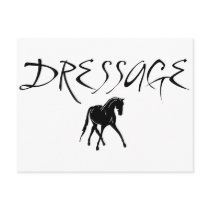 Sidepass Horse With Dressage Text postcards by dogsandhorses Sidepass Horse With Dressage Text postcards