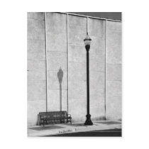 Sidewalk Bench postcards by bhbphotos Sidewalk Bench postcards