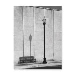 Sidewalk Bench Postcard