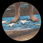 Sidewalk Chalk Sticker