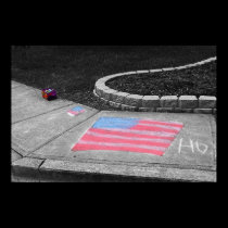 Sidewalk Flag posters