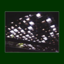 Sidewalk Skylight From Below postcards