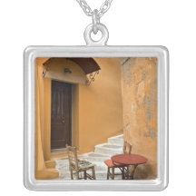 Sidewalk table setting, Chania, Crete, Greece Custom Jewelry