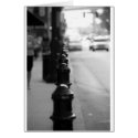 Sidewalk traffic chain cards