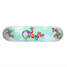 Sidney Salamander Aqua Skateboard Deck