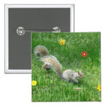 Sidney Squirrel and Friend Buttons