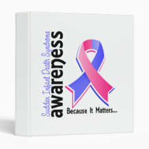 SIDS Awareness 5 Sudden Infant Death Syndrome Vinyl Binder