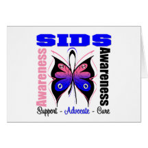SIDS Awareness Butterfly Greeting Card