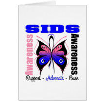 SIDS Awareness Butterfly Greeting Card