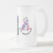 SIDS Flower Ribbon 3 Mugs